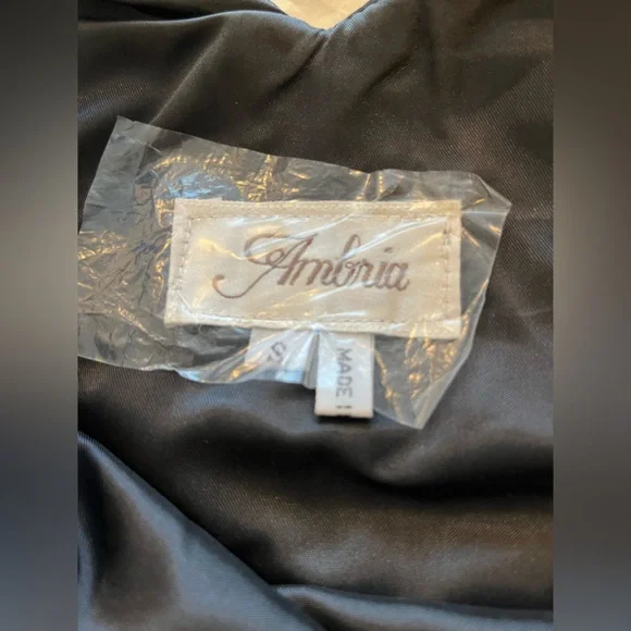 Black Suede Vintage 1980’s Dress - Picture 4 of 7